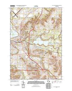 Eau Claire East Wisconsin Historical topographic map, 1:24000 scale, 7.5 X 7.5 Minute, Year 2013