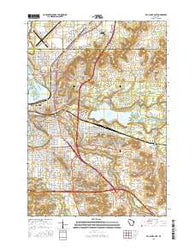 Eau Claire East Wisconsin Current topographic map, 1:24000 scale, 7.5 X 7.5 Minute, Year 2015