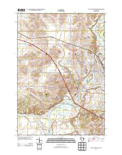 Eau Claire West Wisconsin Historical topographic map, 1:24000 scale, 7.5 X 7.5 Minute, Year 2013