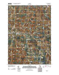 Eden Wisconsin Historical topographic map, 1:24000 scale, 7.5 X 7.5 Minute, Year 2010