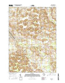 Eden Wisconsin Current topographic map, 1:24000 scale, 7.5 X 7.5 Minute, Year 2015
