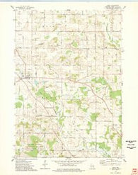 Eden Wisconsin Historical topographic map, 1:24000 scale, 7.5 X 7.5 Minute, Year 1974