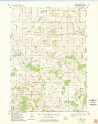 Eden Wisconsin Historical topographic map, 1:24000 scale, 7.5 X 7.5 Minute, Year 1974
