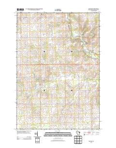 Edgar Wisconsin Historical topographic map, 1:24000 scale, 7.5 X 7.5 Minute, Year 2013