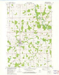 Edgar Wisconsin Historical topographic map, 1:24000 scale, 7.5 X 7.5 Minute, Year 1981