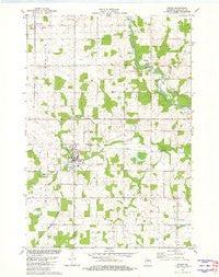 Edgar Wisconsin Historical topographic map, 1:24000 scale, 7.5 X 7.5 Minute, Year 1981