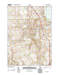 Edgerton Wisconsin Historical topographic map, 1:24000 scale, 7.5 X 7.5 Minute, Year 2013