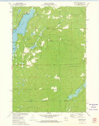 Edgewater Wisconsin Historical topographic map, 1:24000 scale, 7.5 X 7.5 Minute, Year 1972