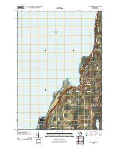 Egg Harbor Wisconsin Historical topographic map, 1:24000 scale, 7.5 X 7.5 Minute, Year 2010