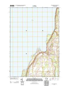 Egg Harbor Wisconsin Historical topographic map, 1:24000 scale, 7.5 X 7.5 Minute, Year 2013
