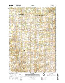 El Paso Wisconsin Current topographic map, 1:24000 scale, 7.5 X 7.5 Minute, Year 2015