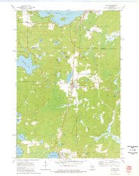 Elcho Wisconsin Historical topographic map, 1:24000 scale, 7.5 X 7.5 Minute, Year 1973