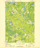 Elcho Wisconsin Historical topographic map, 1:48000 scale, 15 X 15 Minute, Year 1950