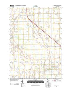 Eldorado Wisconsin Historical topographic map, 1:24000 scale, 7.5 X 7.5 Minute, Year 2013