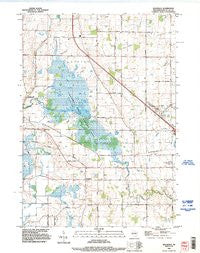 Eldorado Wisconsin Historical topographic map, 1:24000 scale, 7.5 X 7.5 Minute, Year 1992