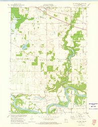 Elk Creek Lake Wisconsin Historical topographic map, 1:24000 scale, 7.5 X 7.5 Minute, Year 1972