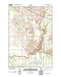 Elk Creek Lake Wisconsin Historical topographic map, 1:24000 scale, 7.5 X 7.5 Minute, Year 2013