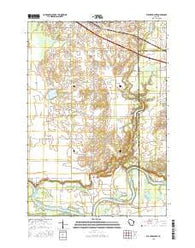 Elk Creek Lake Wisconsin Current topographic map, 1:24000 scale, 7.5 X 7.5 Minute, Year 2015