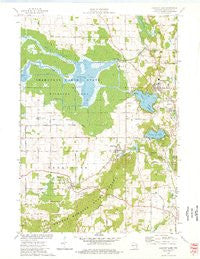 Elkhart Lake Wisconsin Historical topographic map, 1:24000 scale, 7.5 X 7.5 Minute, Year 1974