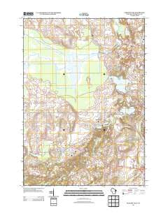 Elkhart Lake Wisconsin Historical topographic map, 1:24000 scale, 7.5 X 7.5 Minute, Year 2013