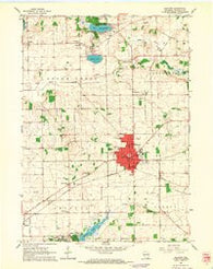 Elkhorn Wisconsin Historical topographic map, 1:24000 scale, 7.5 X 7.5 Minute, Year 1960