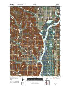 Ella Wisconsin Historical topographic map, 1:24000 scale, 7.5 X 7.5 Minute, Year 2010