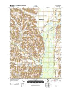 Ella Wisconsin Historical topographic map, 1:24000 scale, 7.5 X 7.5 Minute, Year 2013