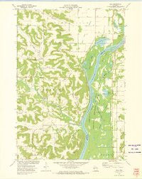 Ella Wisconsin Historical topographic map, 1:24000 scale, 7.5 X 7.5 Minute, Year 1972