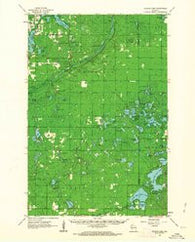 Ellison Lake Wisconsin Historical topographic map, 1:62500 scale, 15 X 15 Minute, Year 1961