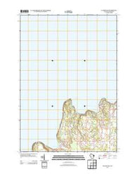 Ellison Bay Wisconsin Historical topographic map, 1:24000 scale, 7.5 X 7.5 Minute, Year 2013