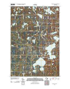 Ellison Lake Wisconsin Historical topographic map, 1:24000 scale, 7.5 X 7.5 Minute, Year 2010