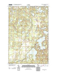 Ellison Lake Wisconsin Historical topographic map, 1:24000 scale, 7.5 X 7.5 Minute, Year 2013