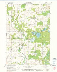 Embarrass Wisconsin Historical topographic map, 1:24000 scale, 7.5 X 7.5 Minute, Year 1969