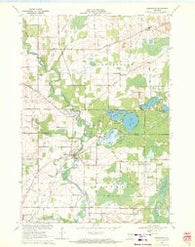 Embarrass Wisconsin Historical topographic map, 1:24000 scale, 7.5 X 7.5 Minute, Year 1969