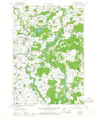 Embarrass Wisconsin Historical topographic map, 1:48000 scale, 15 X 15 Minute, Year 1955