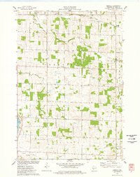 Emerald Wisconsin Historical topographic map, 1:24000 scale, 7.5 X 7.5 Minute, Year 1975