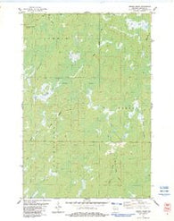 Empire Swamp Wisconsin Historical topographic map, 1:24000 scale, 7.5 X 7.5 Minute, Year 1983