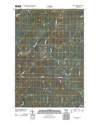 Empire Swamp Wisconsin Historical topographic map, 1:24000 scale, 7.5 X 7.5 Minute, Year 2010