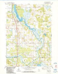 Endeavor Wisconsin Historical topographic map, 1:24000 scale, 7.5 X 7.5 Minute, Year 1984