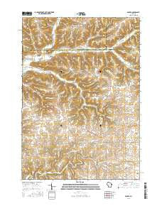 Esofea Wisconsin Current topographic map, 1:24000 scale, 7.5 X 7.5 Minute, Year 2016
