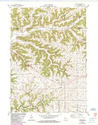 Esofea Wisconsin Historical topographic map, 1:24000 scale, 7.5 X 7.5 Minute, Year 1983