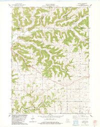 Esofea Wisconsin Historical topographic map, 1:24000 scale, 7.5 X 7.5 Minute, Year 1983