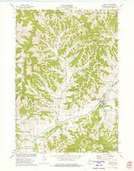 Ettrick Wisconsin Historical topographic map, 1:24000 scale, 7.5 X 7.5 Minute, Year 1973