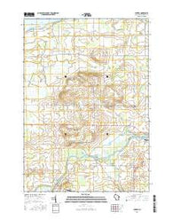 Eureka Wisconsin Current topographic map, 1:24000 scale, 7.5 X 7.5 Minute, Year 2016