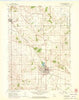 Evansville Wisconsin Historical topographic map, 1:24000 scale, 7.5 X 7.5 Minute, Year 1961
