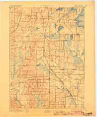 Evansville Wisconsin Historical topographic map, 1:62500 scale, 15 X 15 Minute, Year 1894