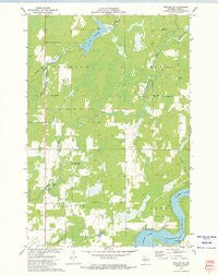 Exeland SE Wisconsin Historical topographic map, 1:24000 scale, 7.5 X 7.5 Minute, Year 1972