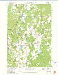 Exeland Wisconsin Historical topographic map, 1:24000 scale, 7.5 X 7.5 Minute, Year 1972
