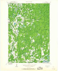 Exeland Wisconsin Historical topographic map, 1:48000 scale, 15 X 15 Minute, Year 1944