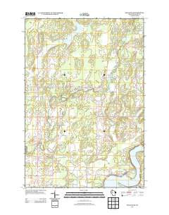 Exeland SE Wisconsin Historical topographic map, 1:24000 scale, 7.5 X 7.5 Minute, Year 2013